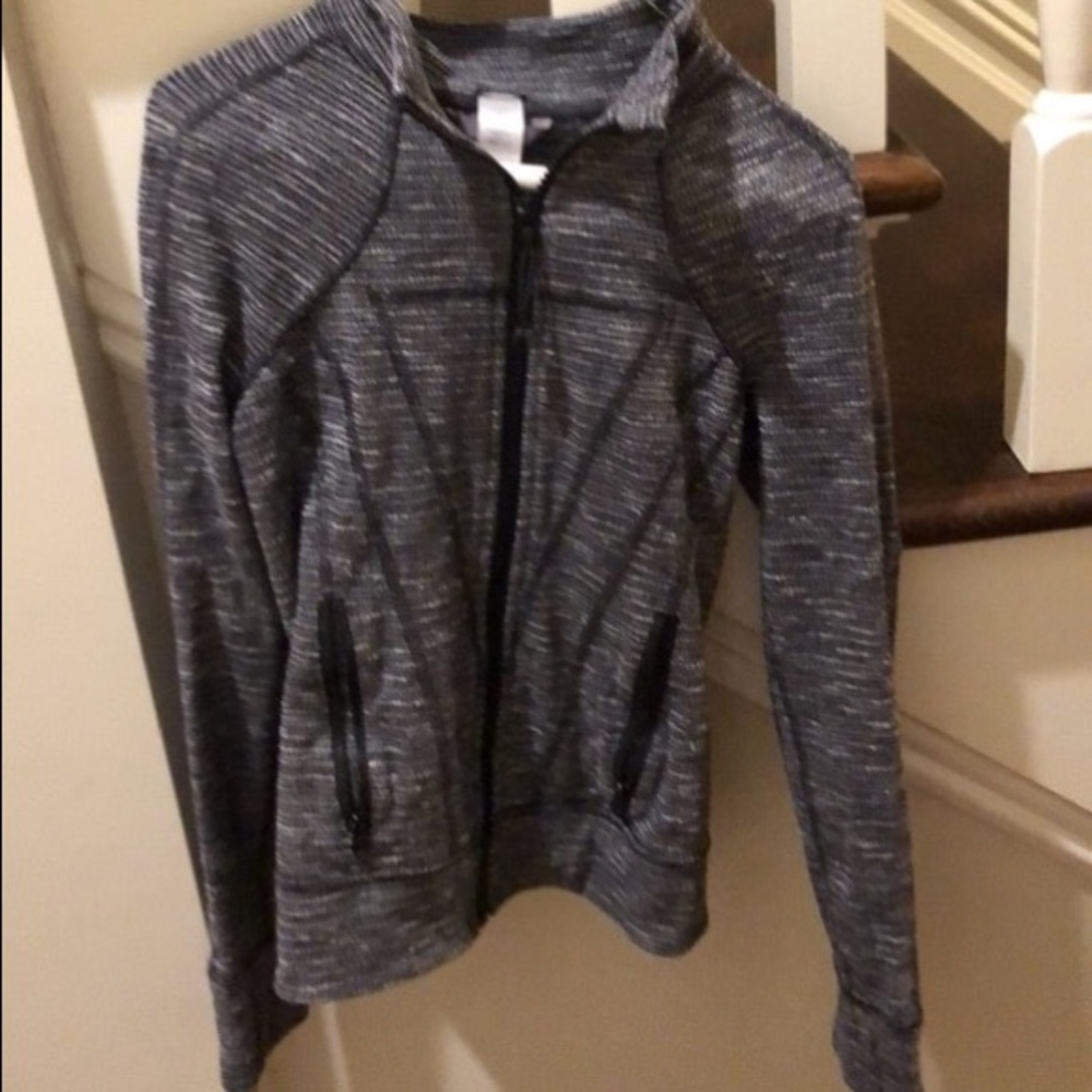 Zip up work out sweater